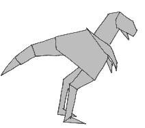 Procompsognathus de papel