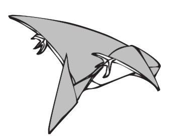 pteranodon de papel